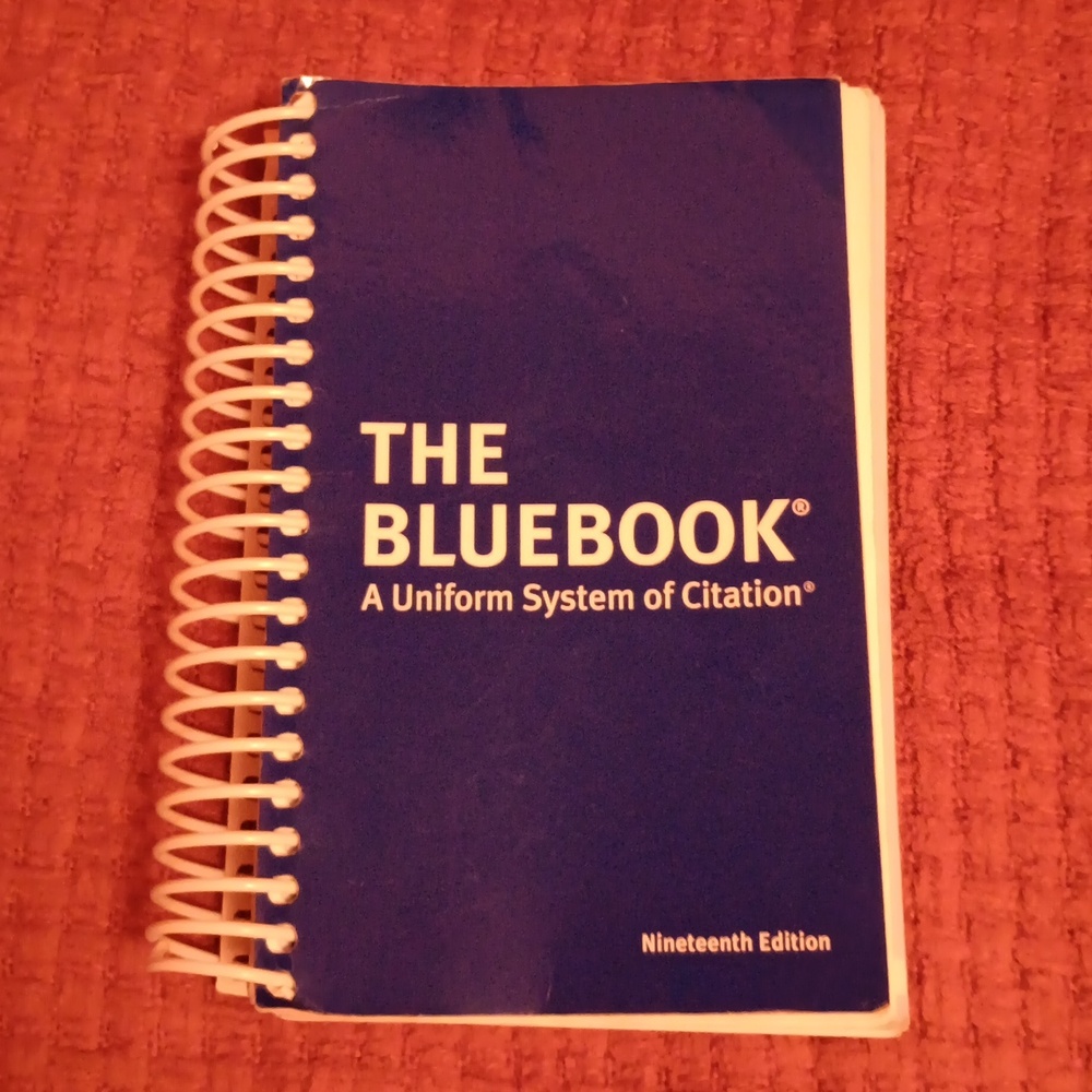 The Bluebook: A Uniform System of Citation, 19th Edition